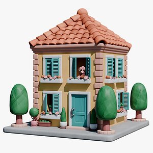 Low Poly Plant House
