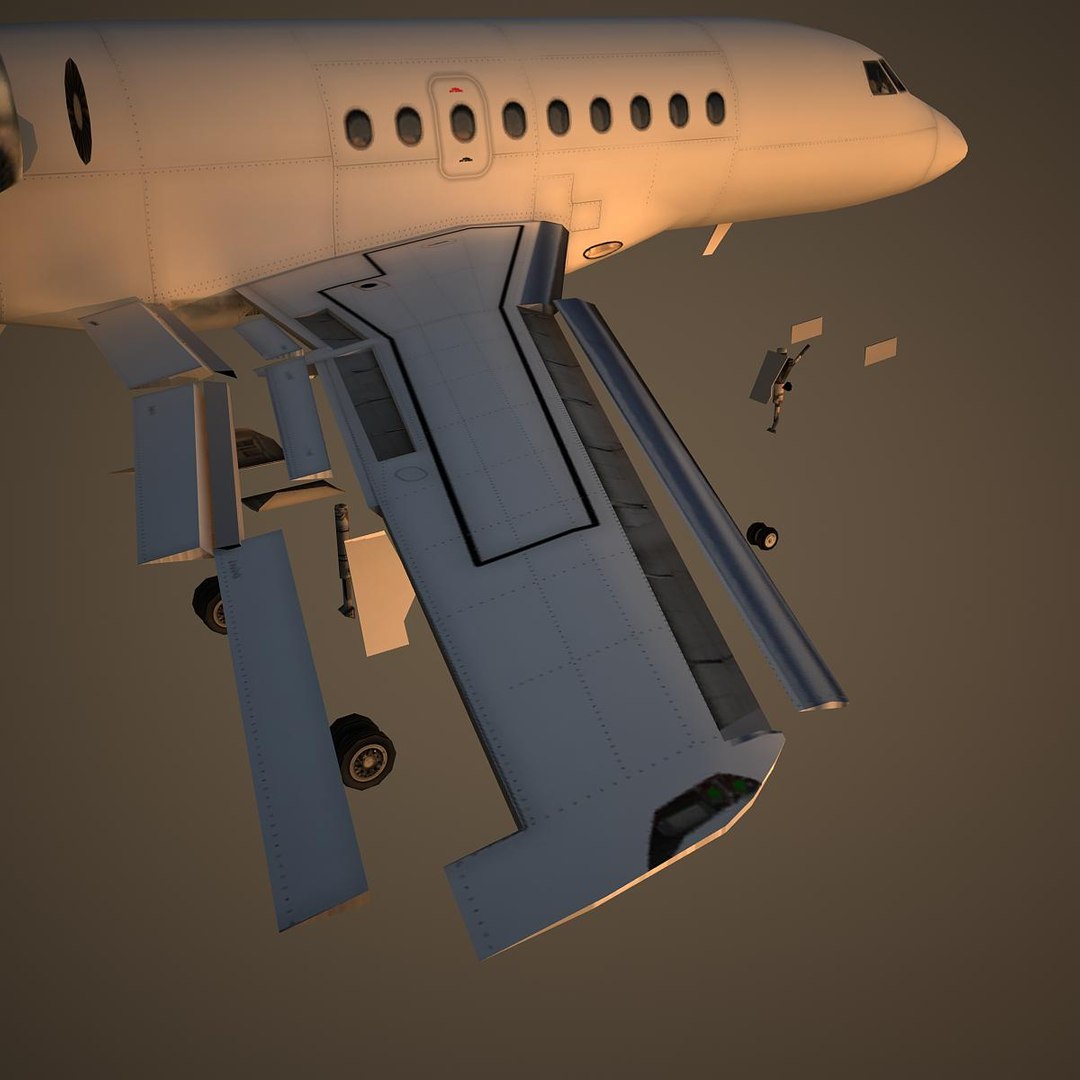 3d dassault falcon basic
