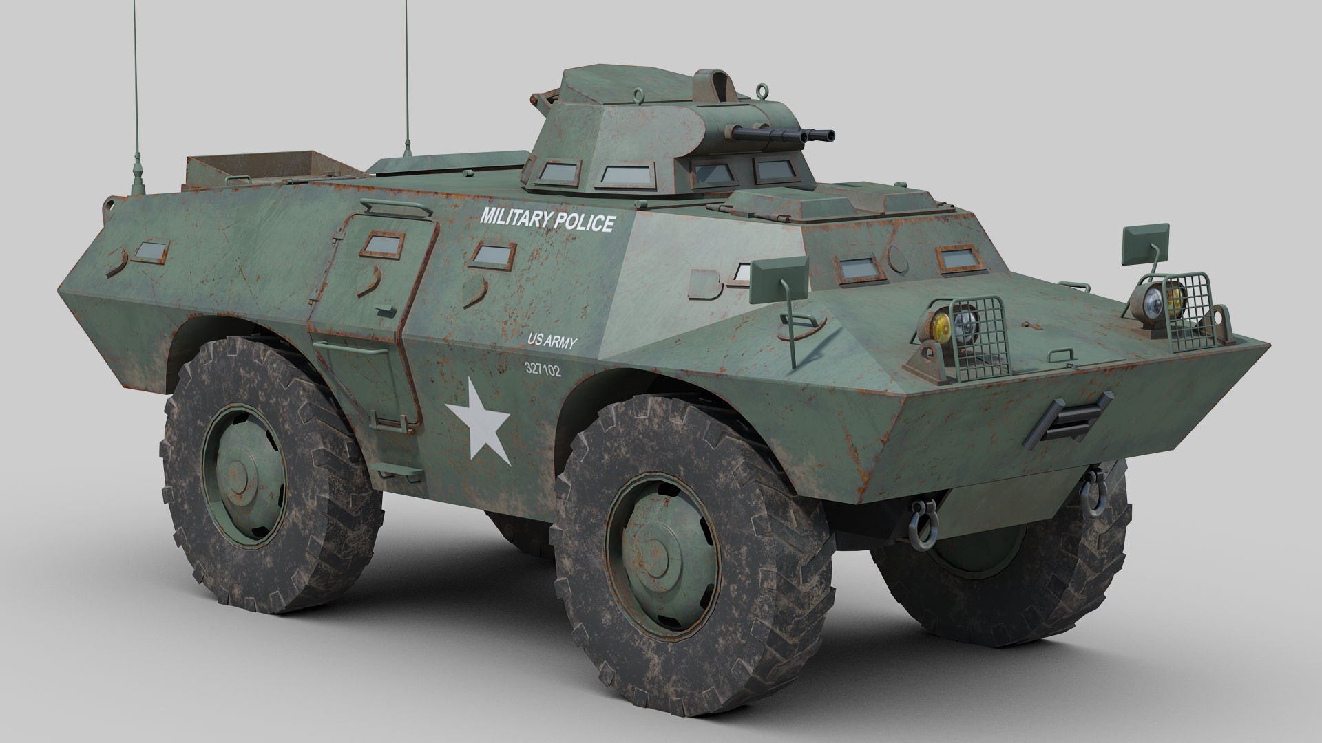 Cadillac Gage V100 Commando 3D Model - TurboSquid 2337147