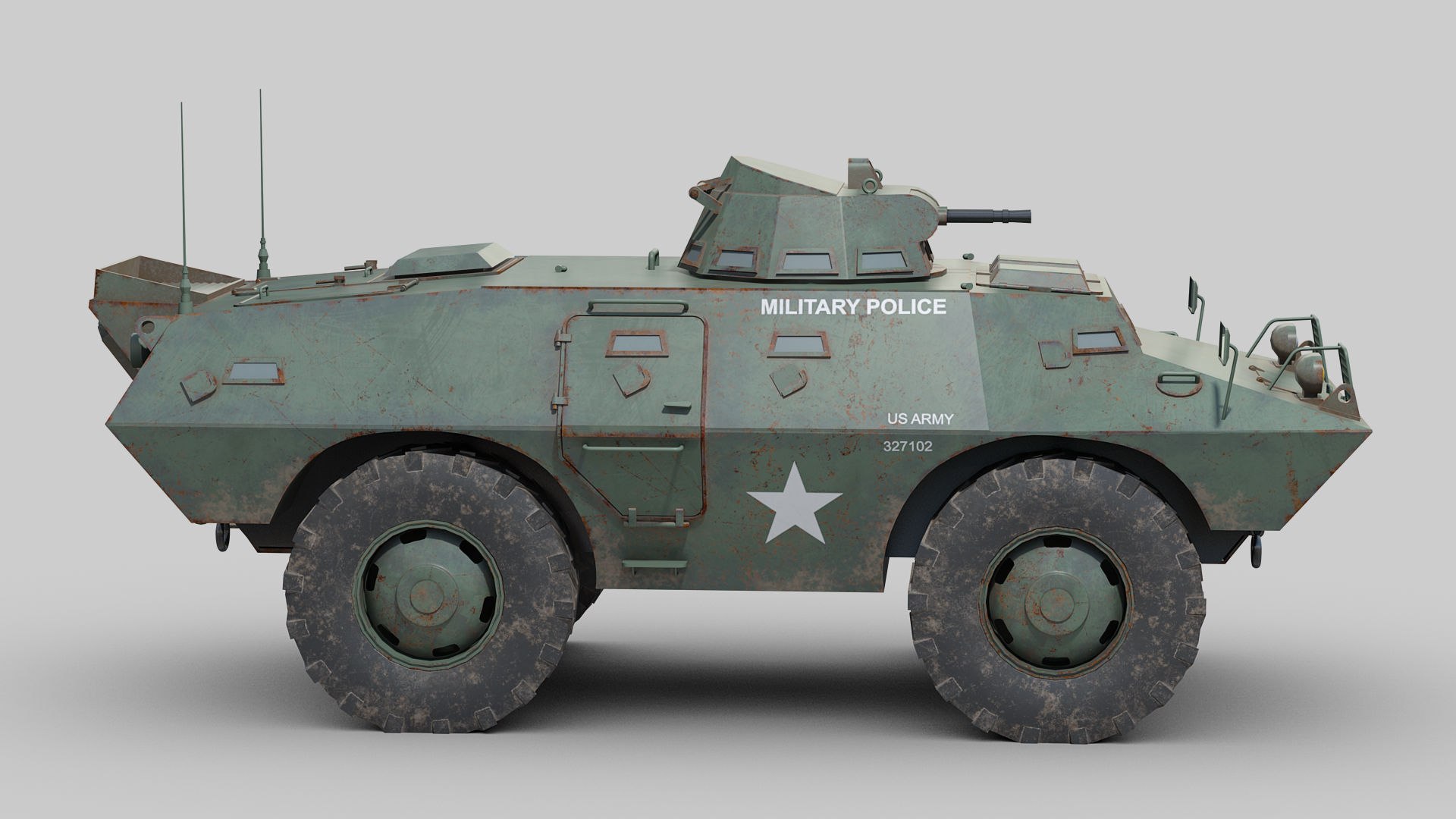 Cadillac Gage V100 Commando 3D Model - TurboSquid 2337147
