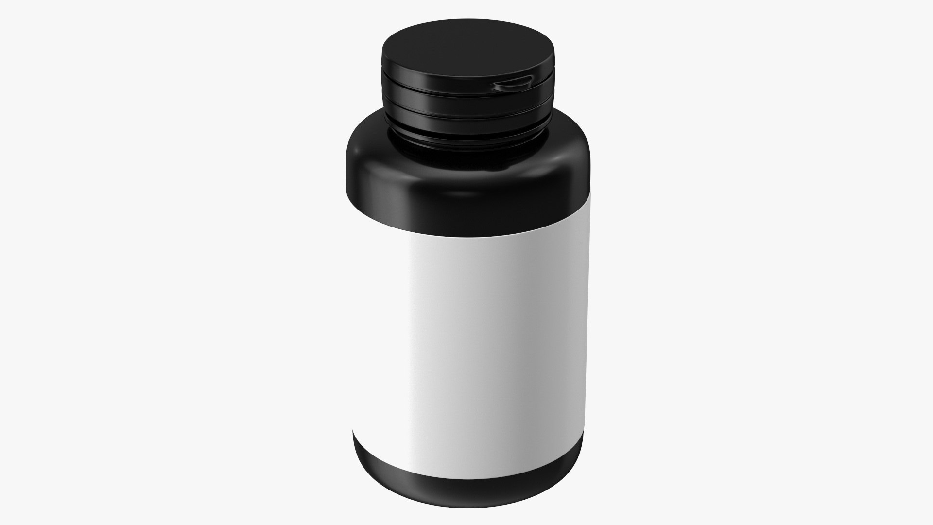 Blank Plastic Bottle Tablets 3D model preview