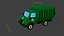 3D Cartoon Garbage Truck