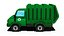 3D Cartoon Garbage Truck
