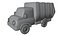 3D Cartoon Garbage Truck