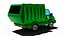3D Cartoon Garbage Truck
