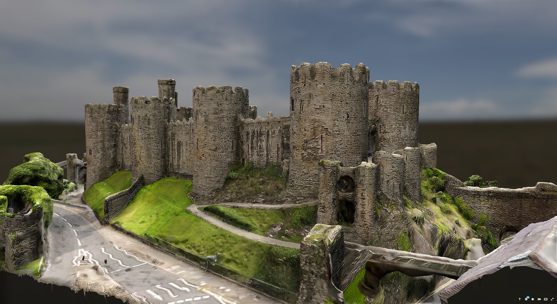 Conwy Castle 3D model https://p.turbosquid.com/ts-thumb/ze/xN9DJr/pE/preview5/png/1777665609/1920x1080/fit_q87/25faea36f9bca2d905fd30847f998add69b3b093/preview5.jpg