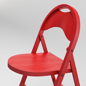 folding chair a751 gebruder 3d model