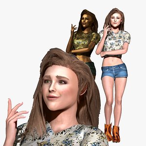 Chloe Grace Zbrush 3D  model 3D model