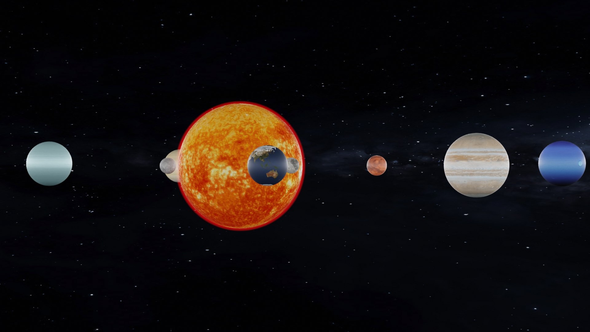 Animated Beautiful Solar System With Kuiper Belt Model 3D - TurboSquid ...