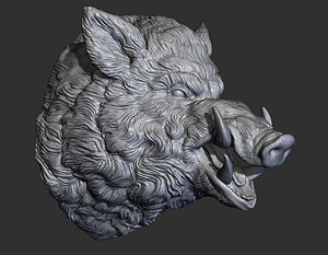 3D model Wild boar