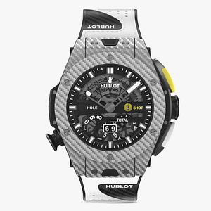 Hublot Big Bang Unico 45mm Golf Silver 3D