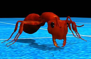 3d fire-ant ant model
