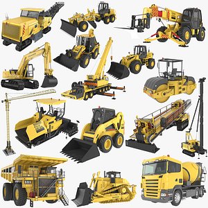 Heavy Construction Machinery Equipment Industrial 16 in 1 vol 1