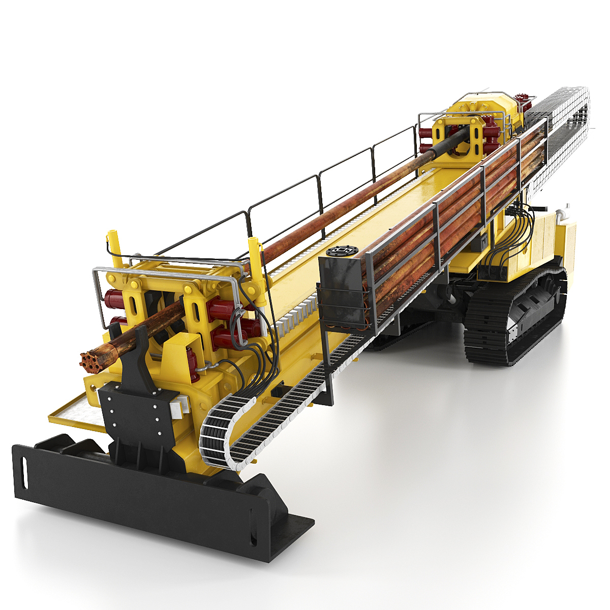 3d model heavy construction machinery equipment