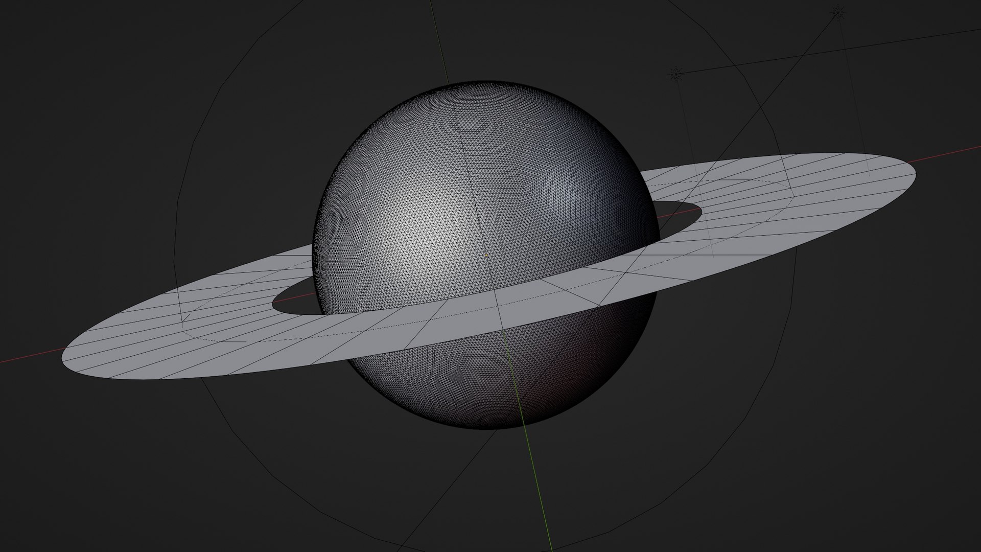 3D Futuristic Stylized Ringed Planet - TurboSquid 2414663
