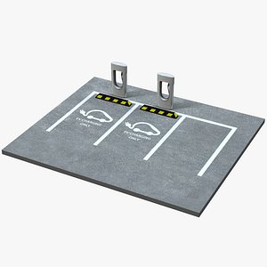 EV Parking Charger 3D model