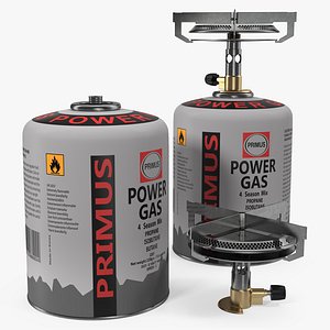 Camping Gas Cooker 3D Model
