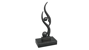 3D abstract sculpture