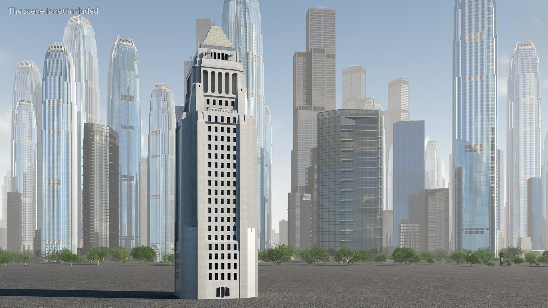 Tower Hall 3D model preview