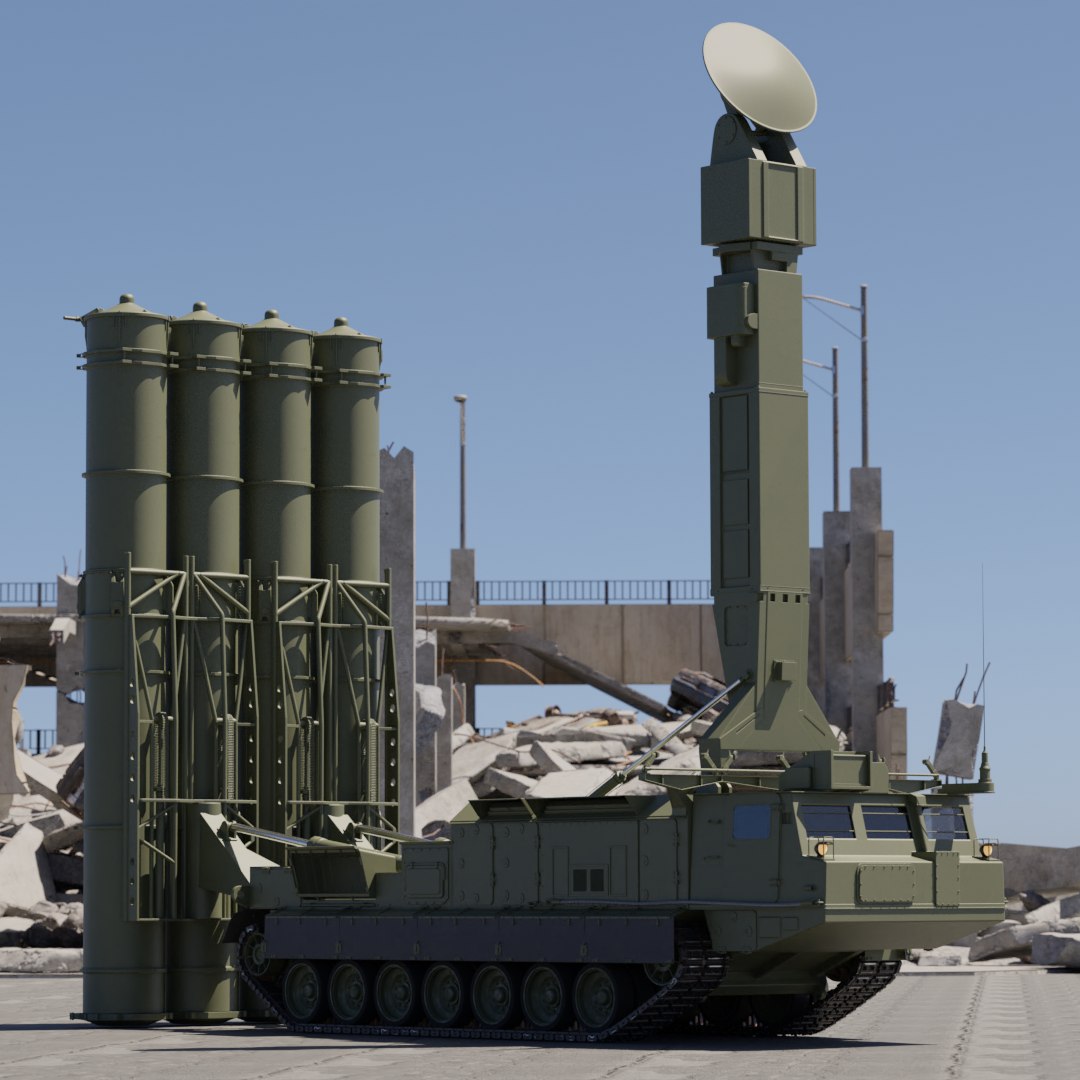 S-300VM Missile System SA-12 3D - TurboSquid 2425122