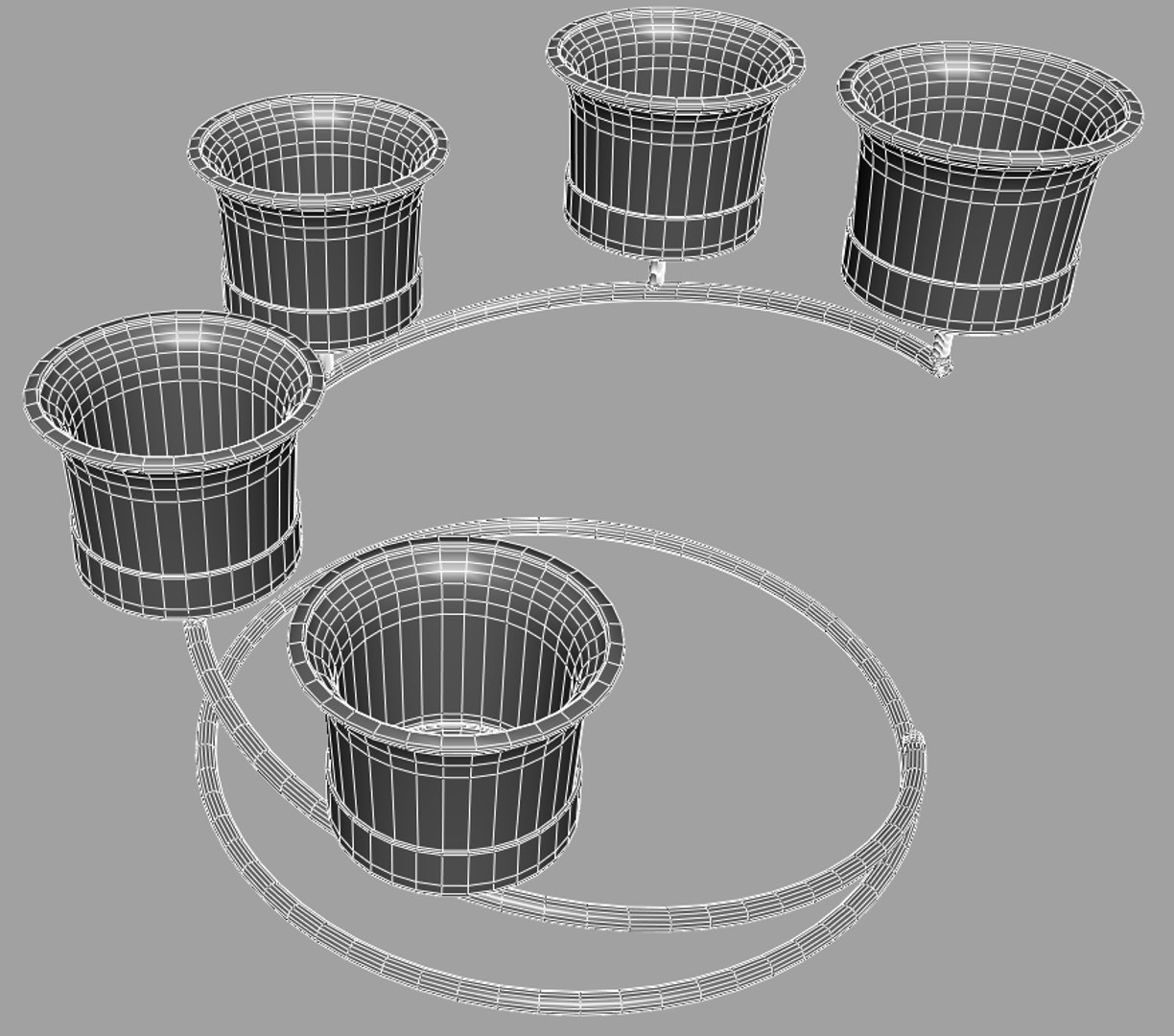 3d Tier Spiral Candle Holder