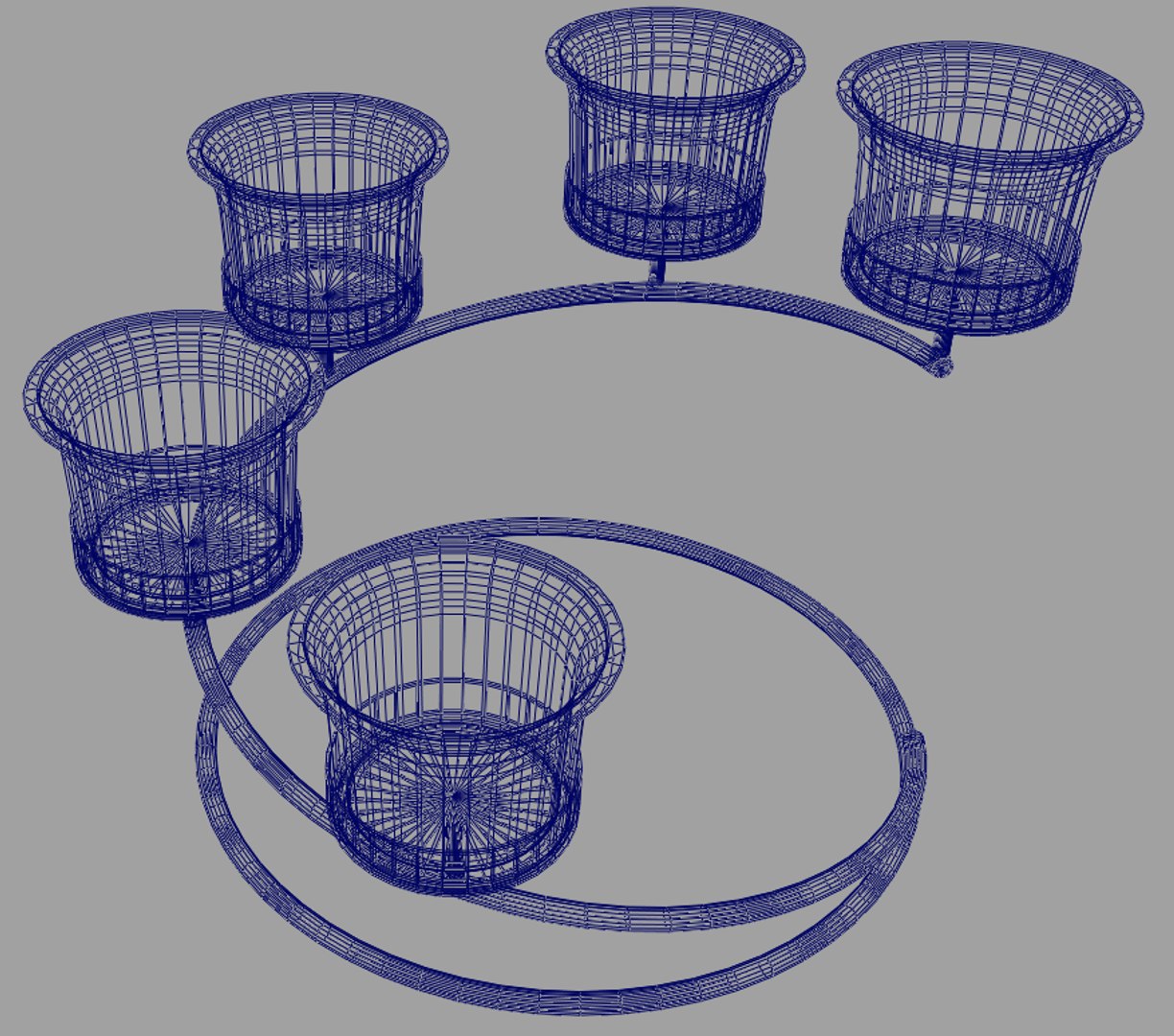 3d Tier Spiral Candle Holder