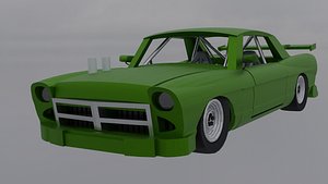 3D model Custom 60s Dragster