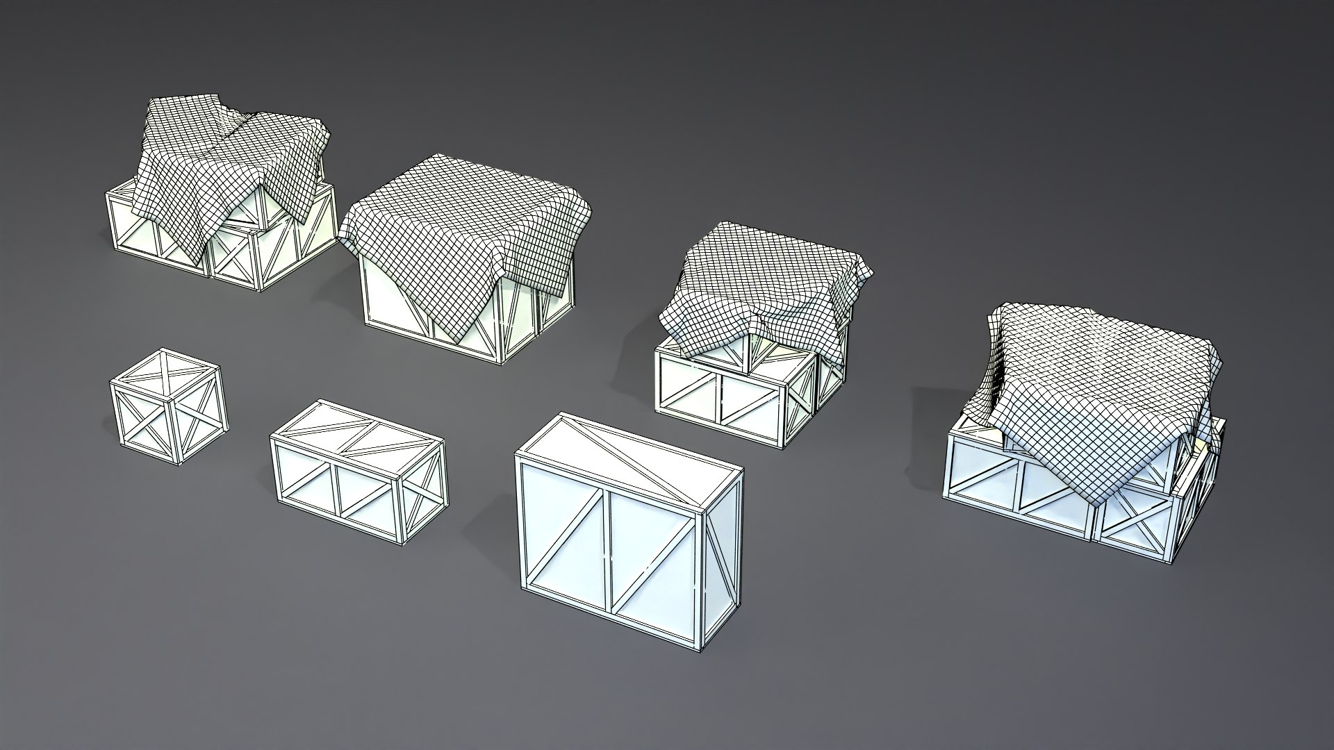 3D PBR Lowpoly Wooden Crate Game Ready - TurboSquid 2130922