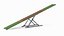 Dog Agility Teeter Green