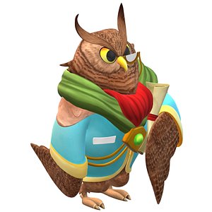 3D model The Learned Owl