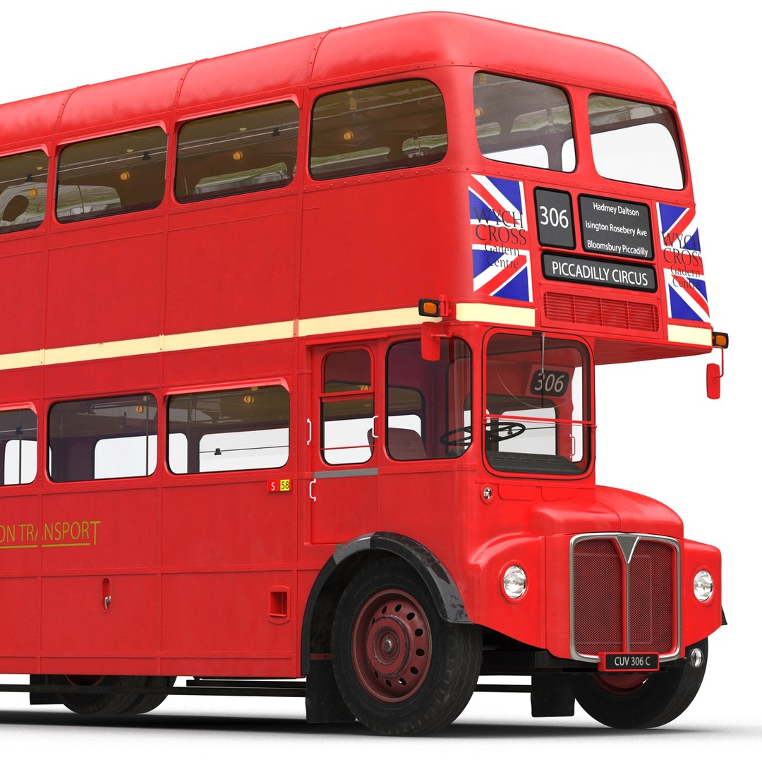 c4d london bus routemaster simple