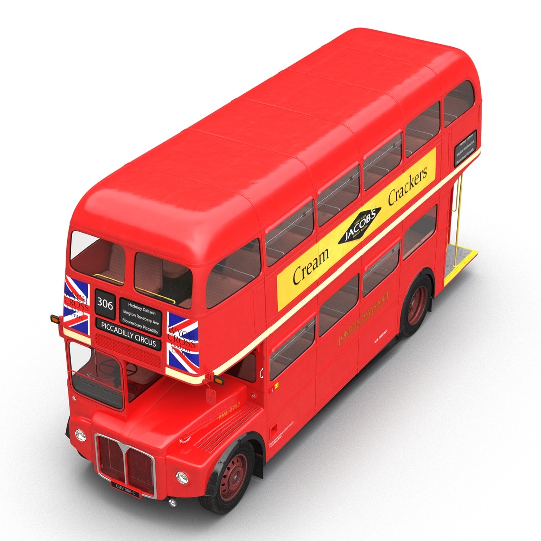 c4d london bus routemaster simple