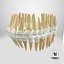 Denti umani con apparecchi dentali trasparenti autoleganti V03