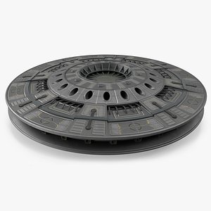 Sci-fi UFO 3D model