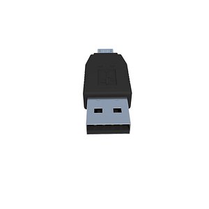 otg usb 3d obj