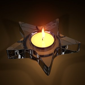 tealight candle 3d c4d