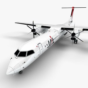 3D Japan Air Commuter Bombardier DHC-8 Q400 Dash 8 L1544 model