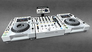 3D model DJ System Pioneer