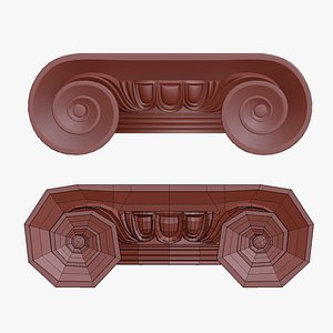 Ionic column capital