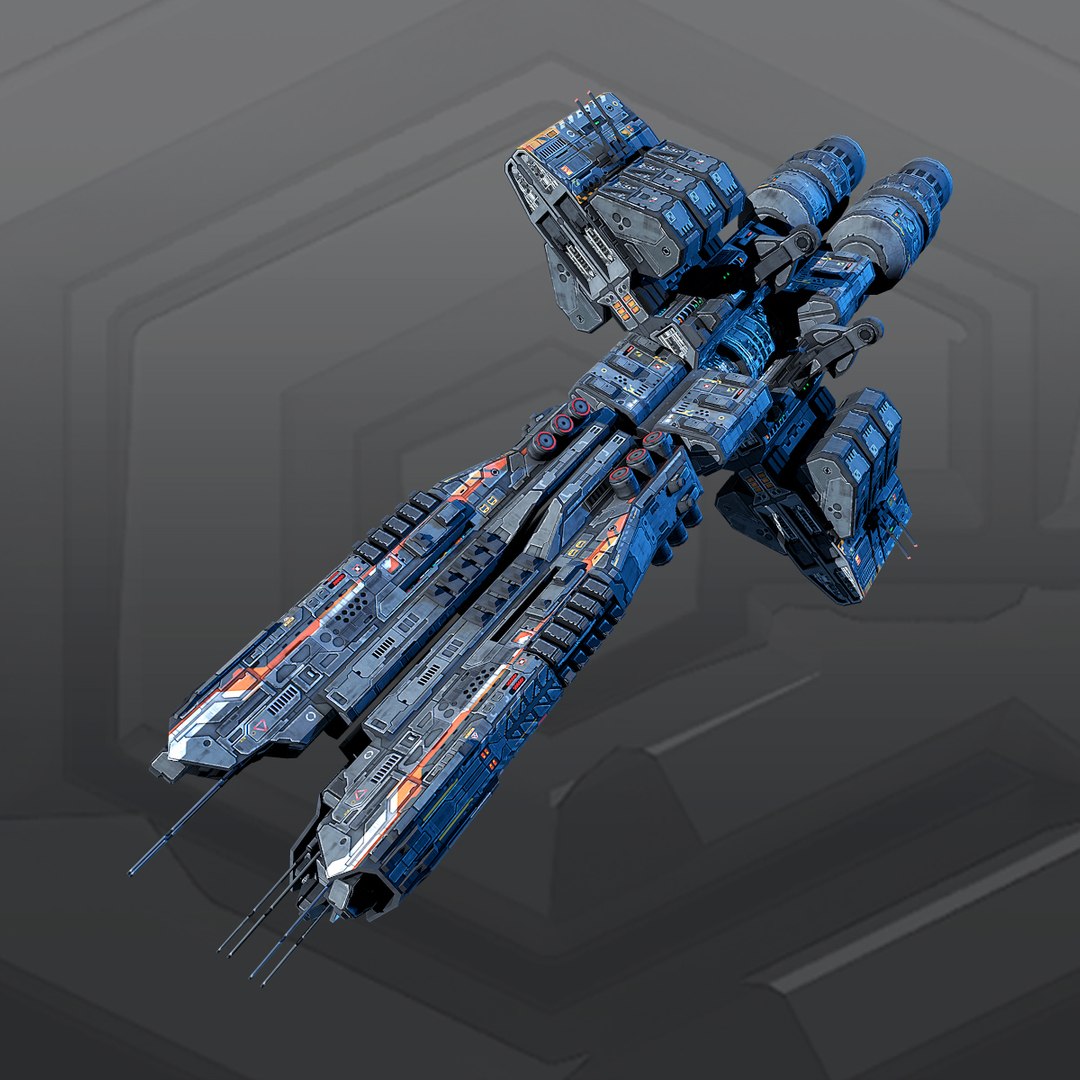 3D Sf Dreadnought 2e Model - TurboSquid 1164299