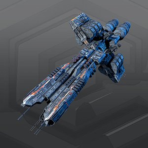 3D sf dreadnought 2e model