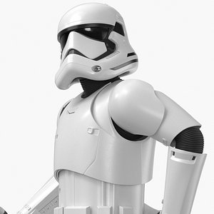3D Star Wars First Order Stormtrooper Rigged for Cinema 4D