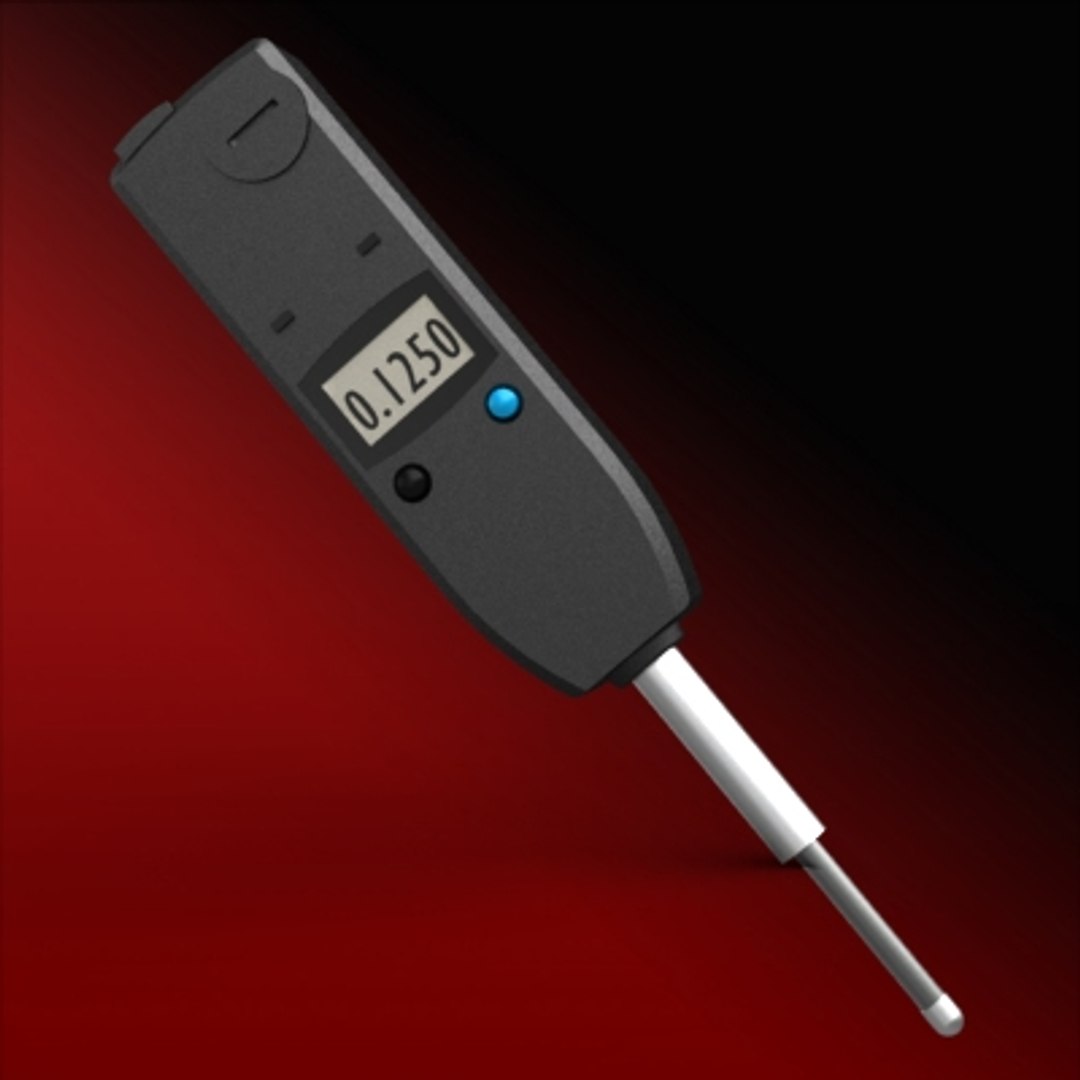 Digital Depth Gauge 3d Model