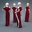 Woman mannequin Red dress