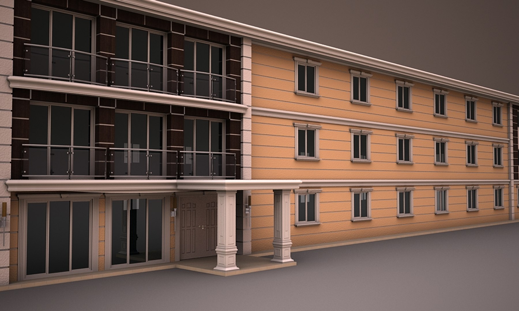 Prefabricated Building 3d 3ds