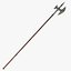 Fantasy Spear RPG Pole Axe Poleax Pollaxe Polax Pike Partisan Partizan Javelin Spear Throwing Light