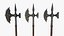 Fantasy Spear RPG Pole Axe Poleax Pollaxe Polax Pike Partisan Partizan Javelin Spear Throwing Light