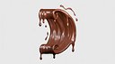 Chocolate Liquid Splash 033