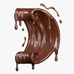 Chocolate Liquid Splash 033
