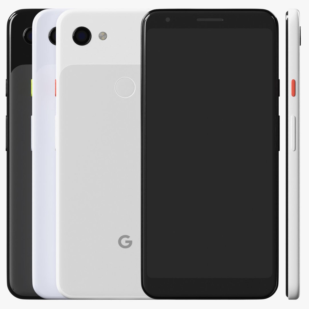 Google Pixel 3a XL All Colors model - TurboSquid 2064019